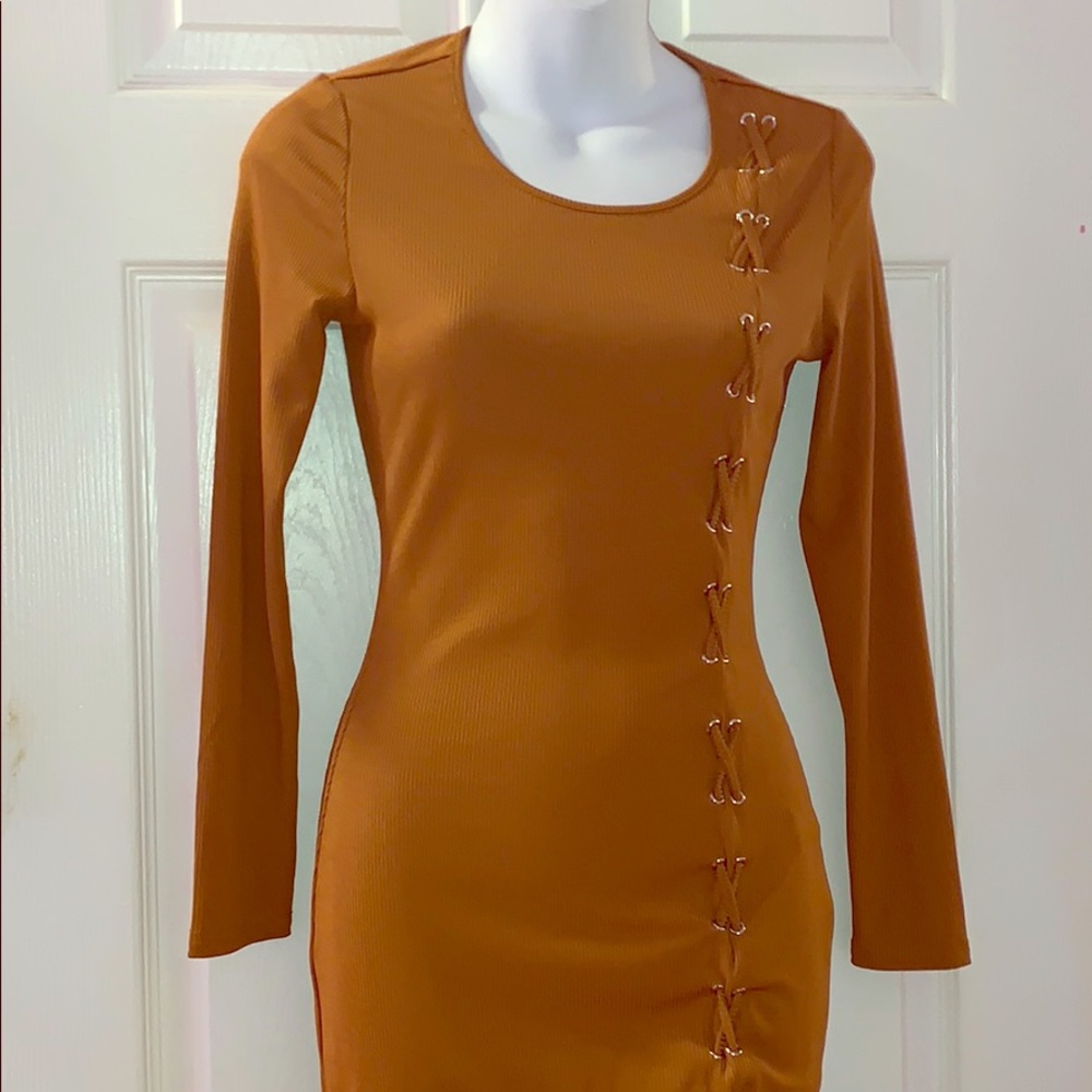Mustard Midi Dress